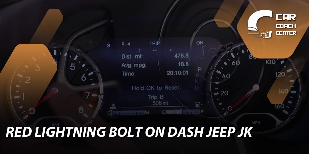 red lightning bolt on dash jeep JK